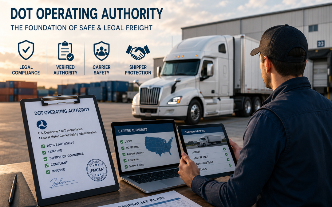 What DOT Operating Authority Means for Shippers