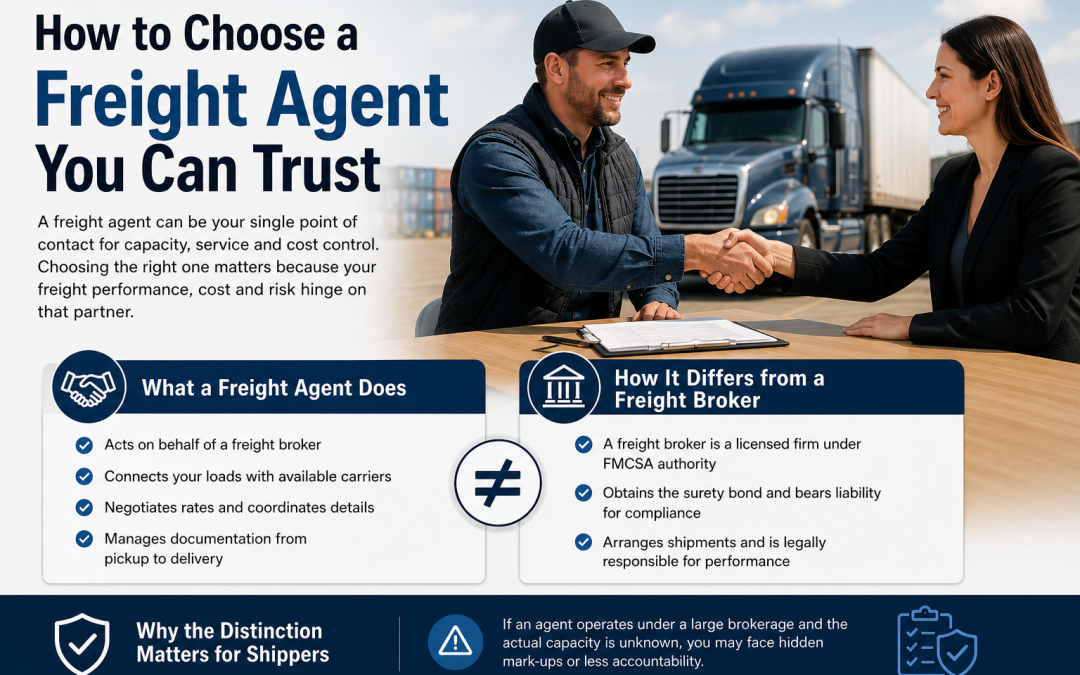 How to Choose a Freight Agent You Can Trust